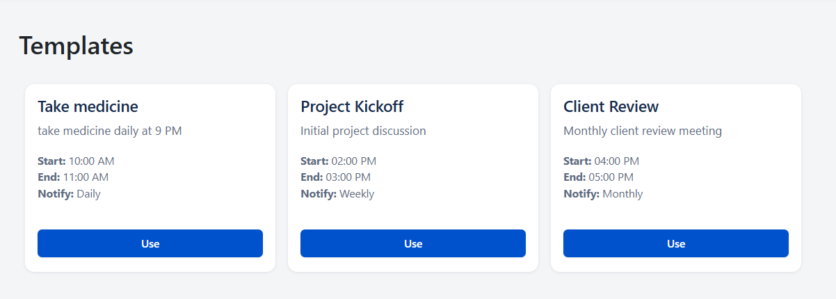Ready-to-use healthcare and meeting reminder templates from Kusuri Nonda